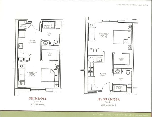 Windsor Place at Orlando Lutheran Towers floor plan 2