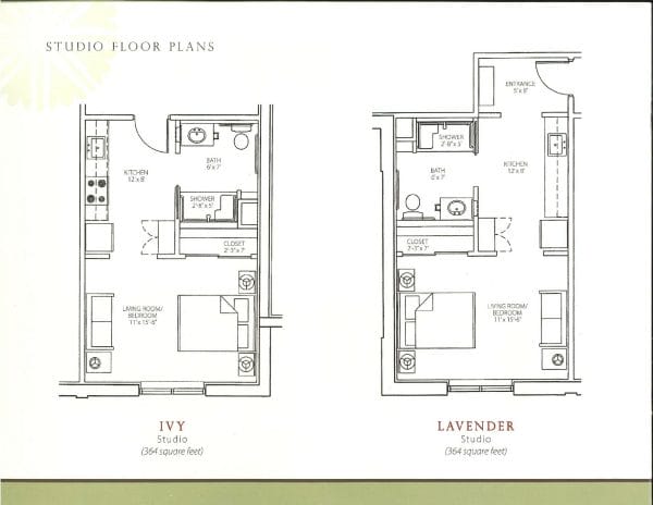 Windsor Place at Orlando Lutheran Towers floor plan 1