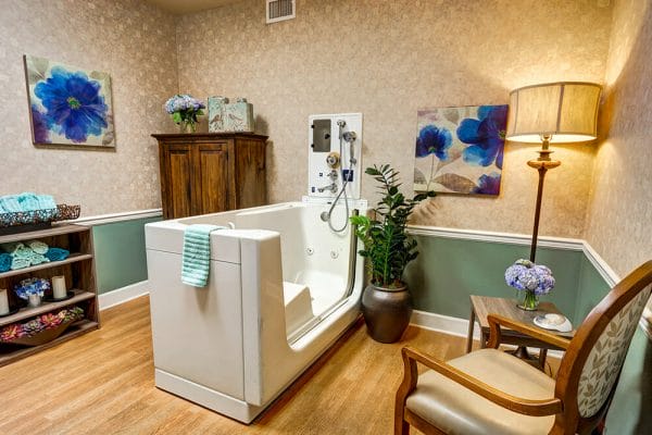 Walk in hyro therapy tub in The Chateau Gardnerville