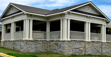 Resident porch at Chapman Healthcare & Assisted Living Center
