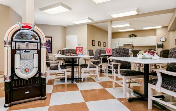 50's style diner in MorningStar of Boise