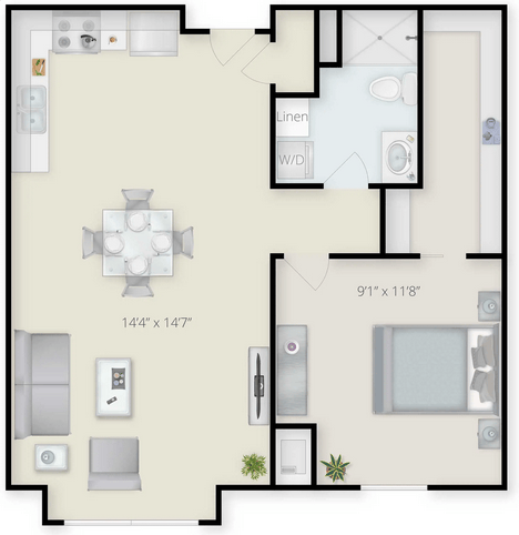 Dimensions Living Stevens Point floor plan 5