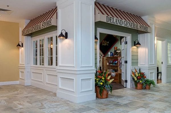 Grand Villa of DeLand general store entrance
