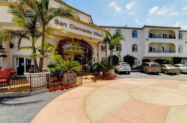 Main Entrance at San Clemente Villas By the Sea