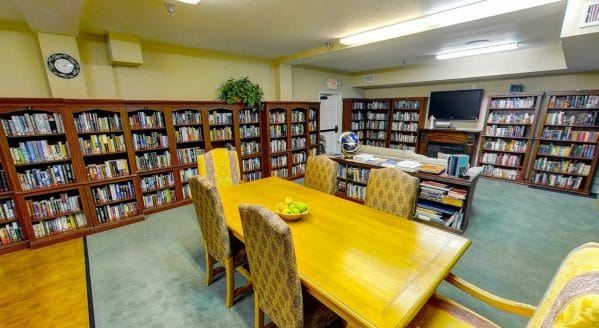 Library at San Clemente Villas By the Sea