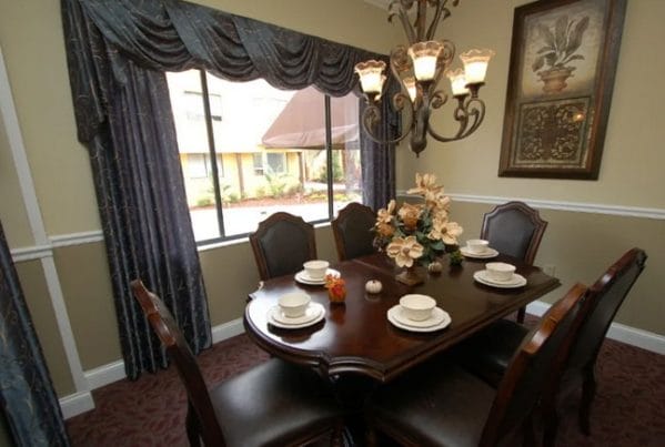 Private dining room in Grand Villa of Altamonte Springs
