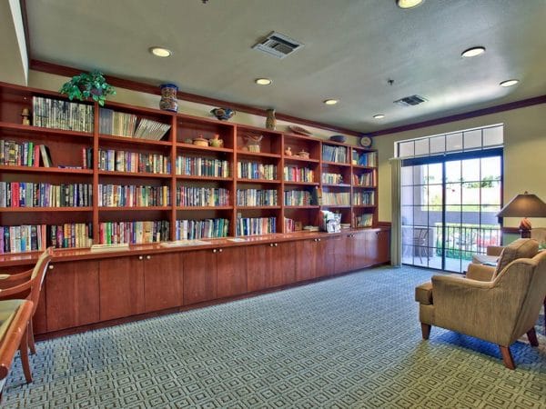 Community library in The Woodmark at Sun City