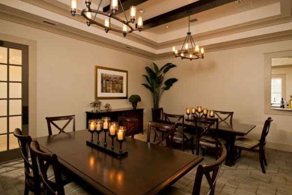 Private dining room in Diamond Oaks Village