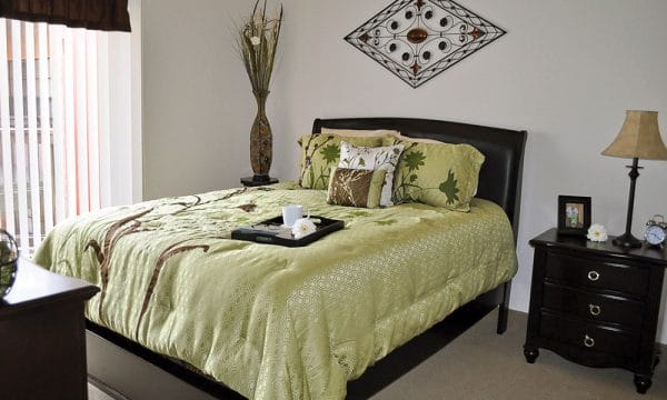 Emerald Springs model bedroom