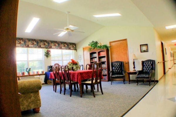 Berryhill Manor Retirement Center common area and living room