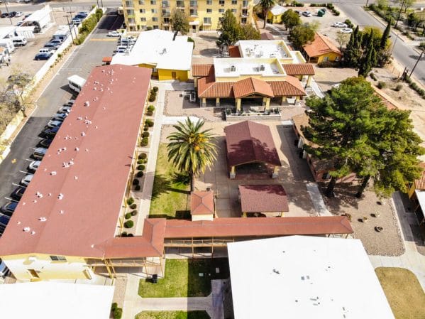 Aerial view of the property at Catalina Village