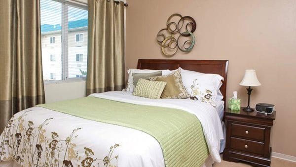 Atria Evergreen Valley model bedroom