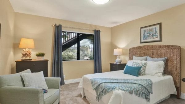 Bedroom in Model Apartment at The Reserve at Thousand Oaks