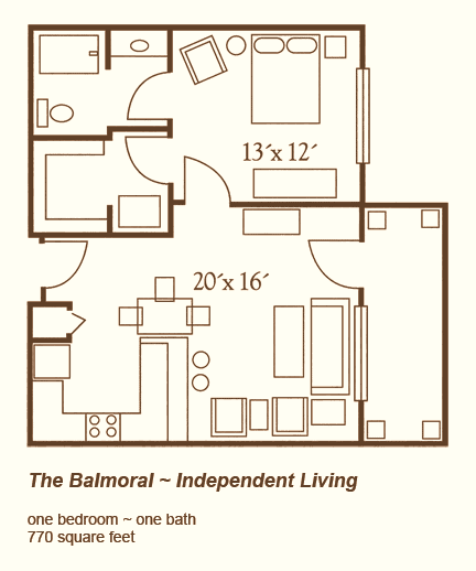 Oak Grove Inn Balmoral floor plan