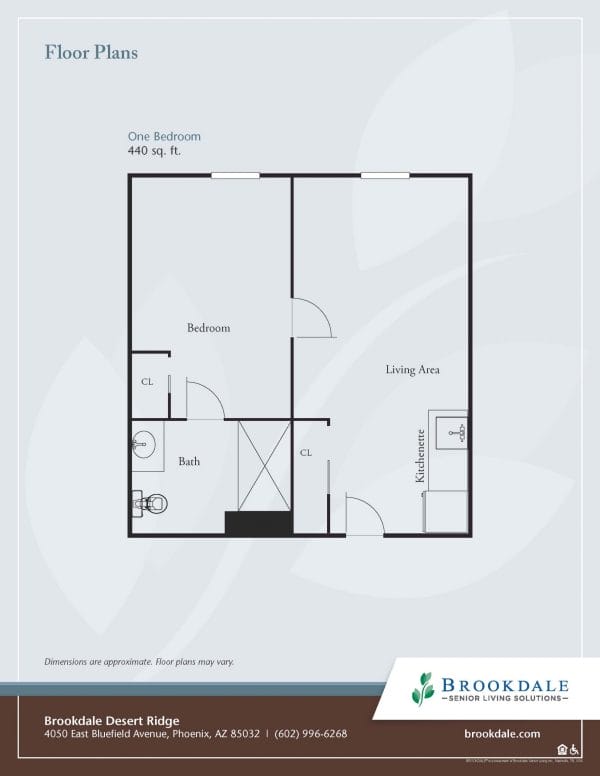 Brookdale Desert Ridge floor plan 3