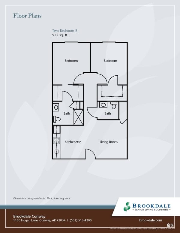 Brookdale Conway floor plan 3