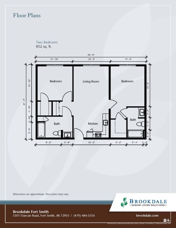 Brookdale Fort Smith floor plan 3