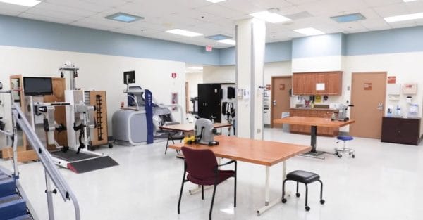 Encompass Health Rehabilitation Hospital of Miami therapy room