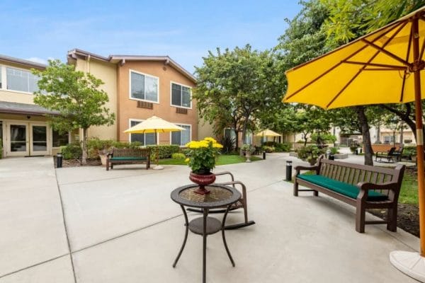 Outdoor Patio at Cypress Place