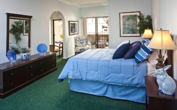 Bedroom in Model Apartment at Regency Park Oak Knoll
