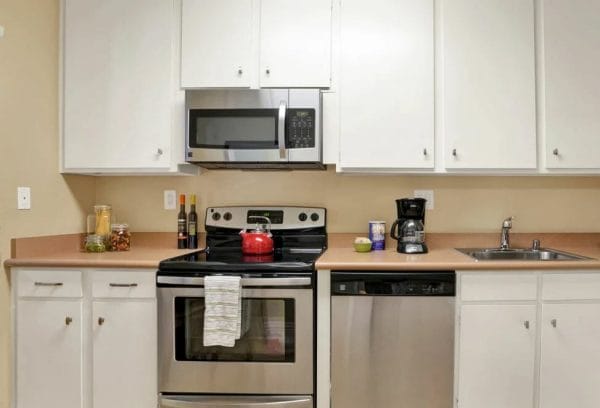 Kitchen in Model Apartment at The Reserve at Thousand Oaks