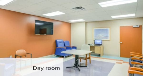 Encompass Health Rehabilitation Hospital of Sarasota day room