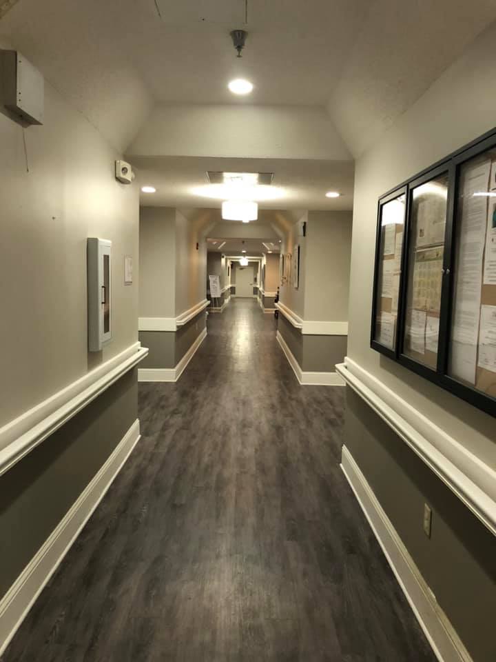 EastChase Senior Living interior hallway
