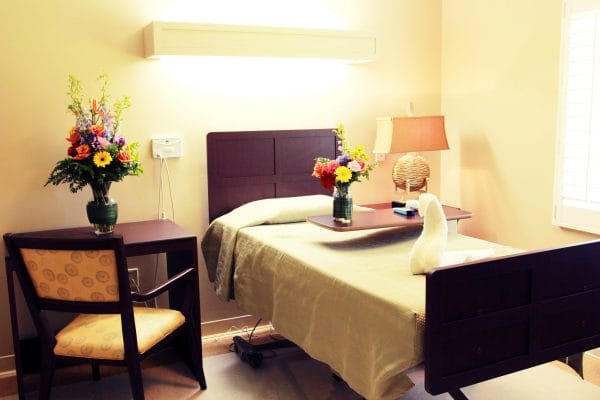 Wilton Manors Health and Rehabilitation Center patient room
