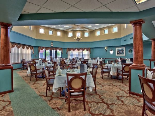 Community dining room in The Woodmark at Sun City