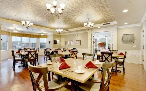 Residental Dining Area at Kirkwood Orange
