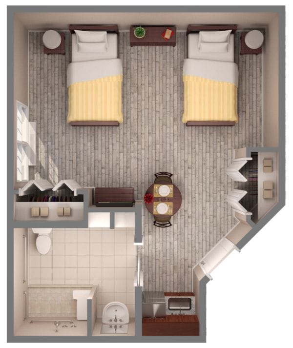 Inlet Coastal Resort floor plan C
