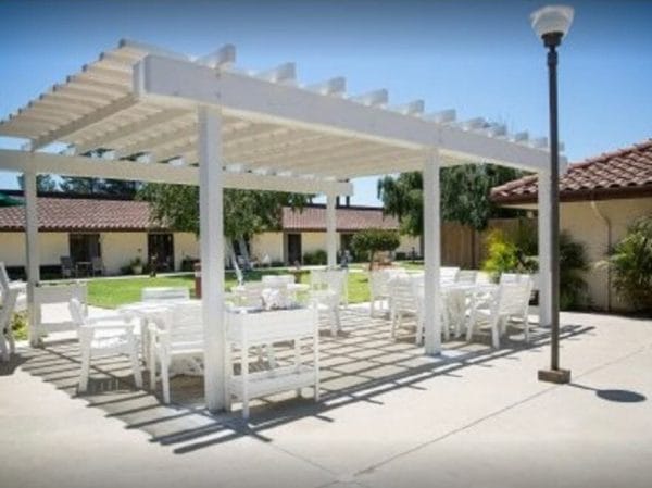 Outdoor Gazebo at Fountain Square of Lompoc