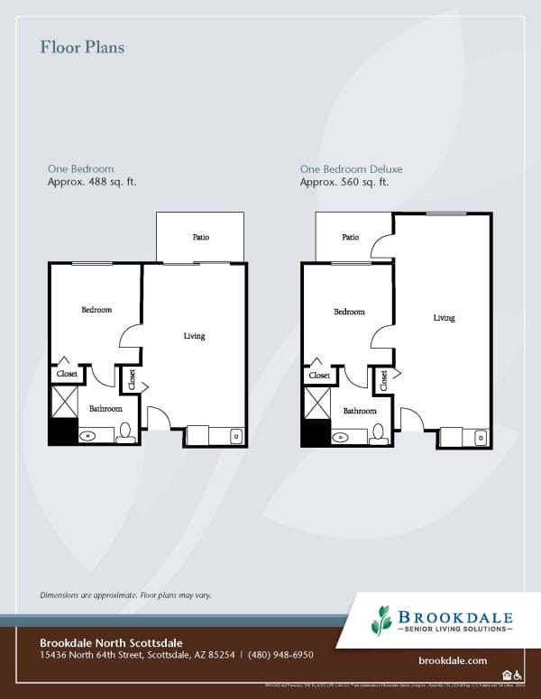 Brookdale North Scottsdale floor plan 2