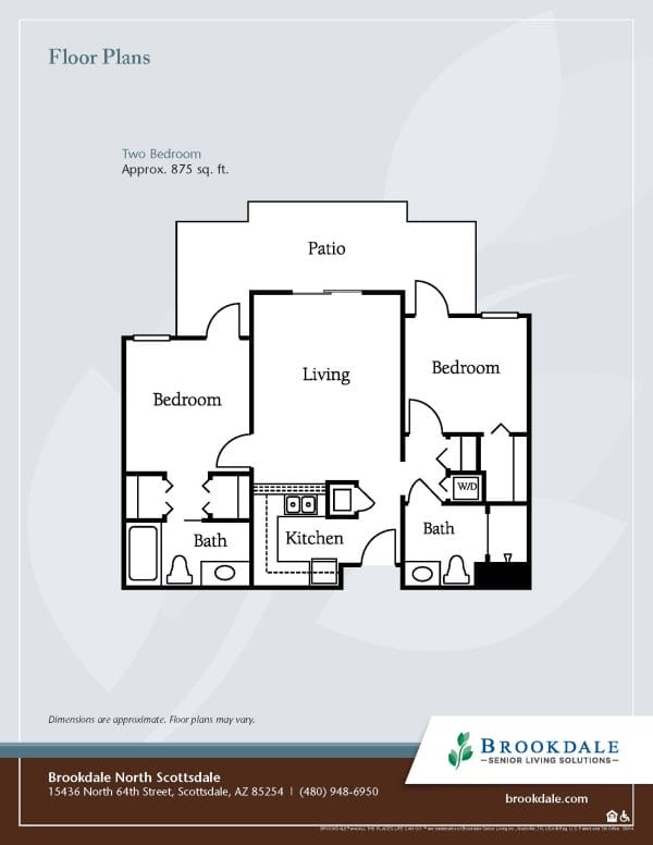 Brookdale North Scottsdale floor plan 3
