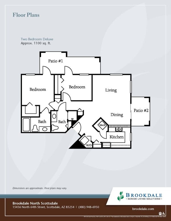 Brookdale North Scottsdale floor plan 4