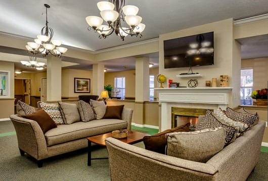 Kingswood Place Assisted Living Community community living room