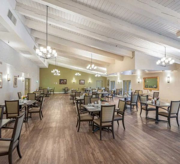 Olive Grove Retirement Community dining room