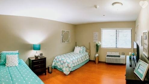 Bedroom in Model Apartment at Fountain Square of Lompoc