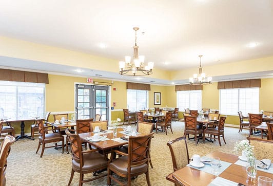 Foothills Place community dining room