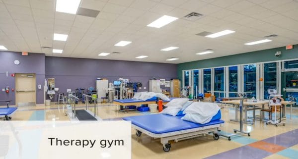 Encompass Health Rehabilitation Hospital of Sarasota therapy gym