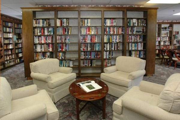Community library in Mount Royal Towers