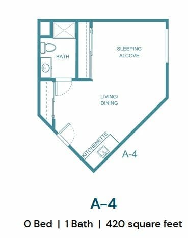 A-4 Floor Plan at Hilltop Estates