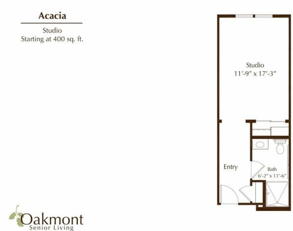 Acacia Floor Plan at Aerial View at Oakmont of Valencia