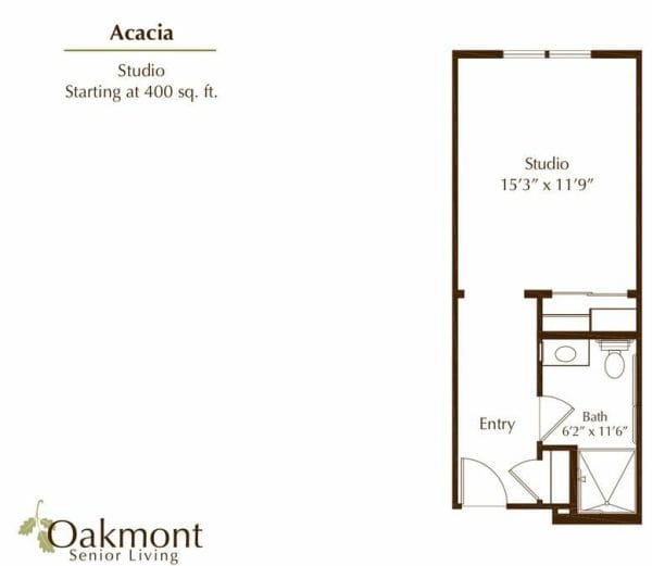 Acacia Floor Plan at Oakmont of Orange