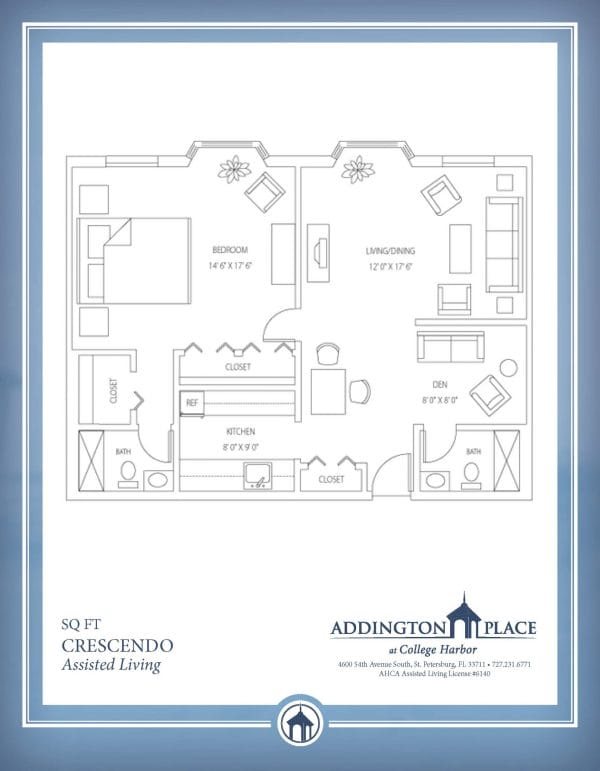 Addington Place at College Harbor floor plan 4
