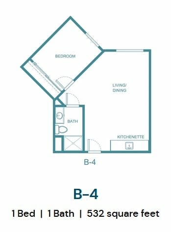 B-4 Floor Plan at Hilltop Estates