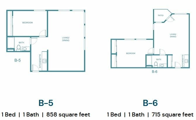 B5 and B6 Floor Plan at Columbus Estates