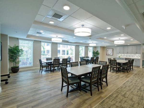 Your Life of Coconut Creek dining room