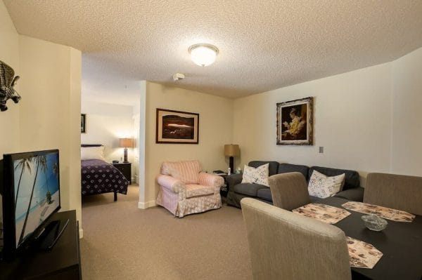 Living Area in Model Apartment at Pacifica Senior Living Bakersfield