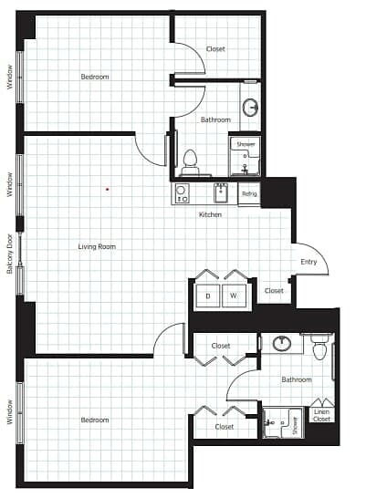 Belmont Village Fort Lauderdale Floor Plan7